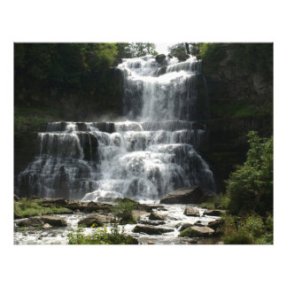Waterfall in Nature Picture on a Photo Print