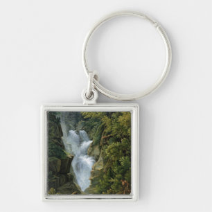 Waterfall in the Bern Highlands, 1796 Key Ring