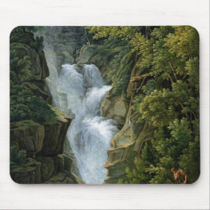 Waterfall in the Bern Highlands, 1796 Mouse Pad