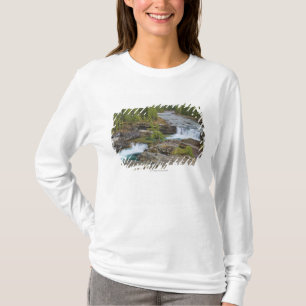 Waterfall In The Canadian Rocky Mountains T-Shirt