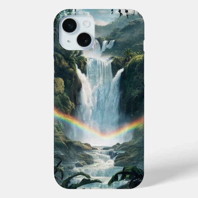 Waterfall in the Jungle Case-Mate iPhone Case (Back)