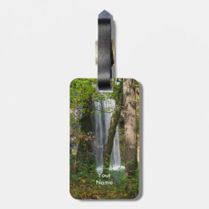 Waterfall In The Woods Luggage Tag