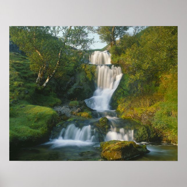 Waterfall, Isle of Skye, Scotland Poster (Front)