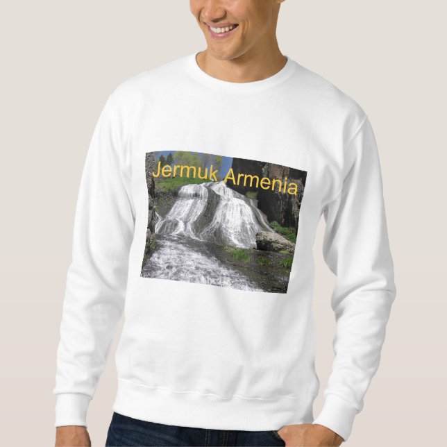 Waterfall Jermuk Armenia Sweatshirt (Front)
