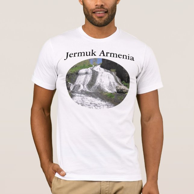 Waterfall Jermuk Armenia T-Shirt (Front)