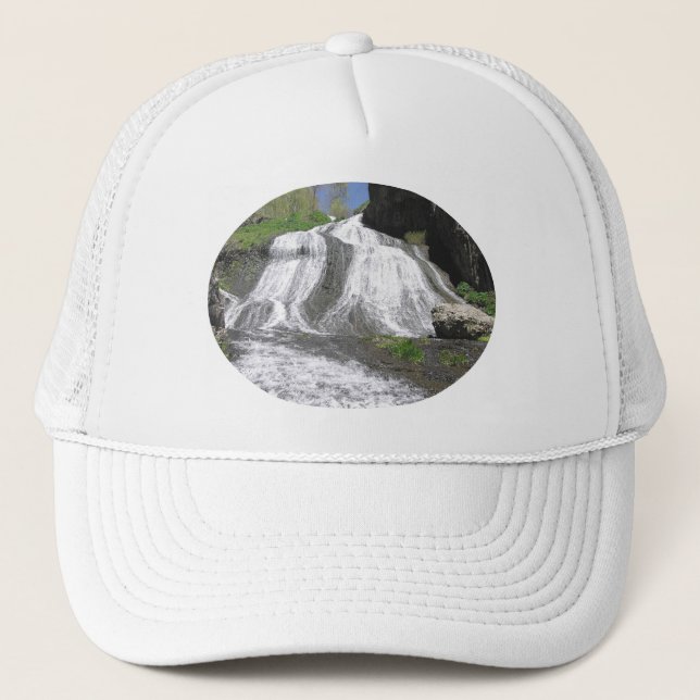 Waterfall Jermuk Armenia Trucker Hat (Front)