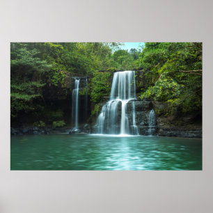 Waterfall Klong Chao   Koh Kood island Poster