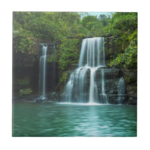 Waterfall Klong Chao Koh Kood island Tile