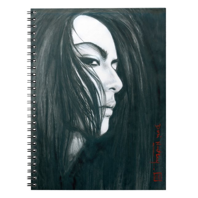 Waterfall Man writing tablet/journal Spiral Notebook (Front)