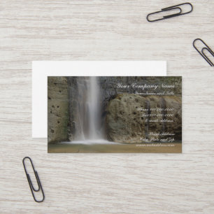 Waterfall Nature Business Card