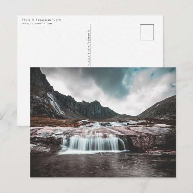 Waterfall Nature Photo Postcard (Front/Back)