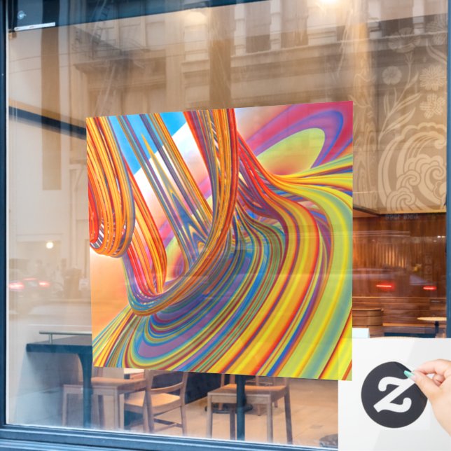 Waterfall of Colour  (Cafe Window)