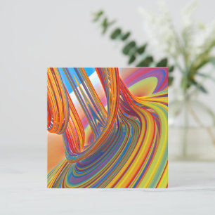 Waterfall of Colour  Card