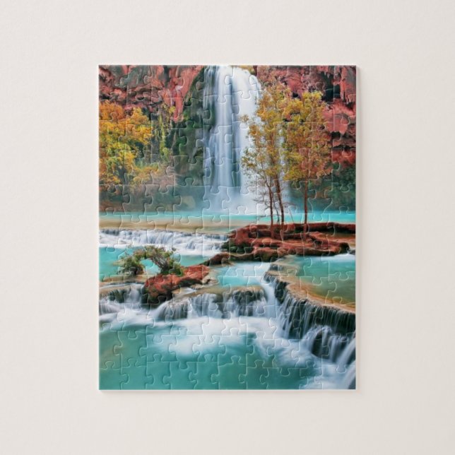 Waterfall Paradise Puzzle (Vertical)