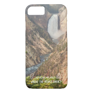 Waterfall Photography Gift with Funny Quote Case-Mate iPhone Case