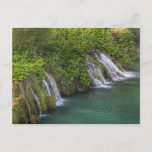 Waterfall, Plitvice Lakes National Park and Postcard