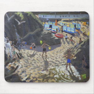 Waterfall Porthmeor beach St Ives Mouse Pad