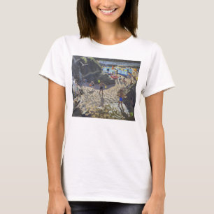 Waterfall Porthmeor beach St Ives T-Shirt
