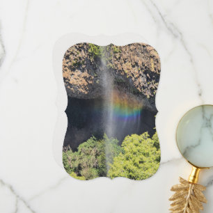Waterfall Rainbow Thank You Card