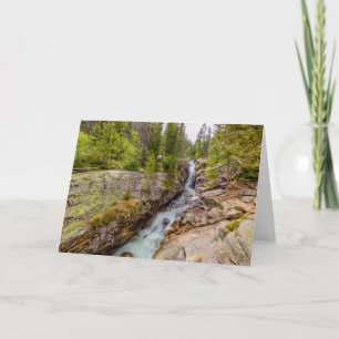 Waterfall & River Cascade Card