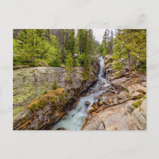 Waterfall & River Cascade Postcard (Front)