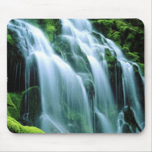 Waterfall Scene Mouse Pad