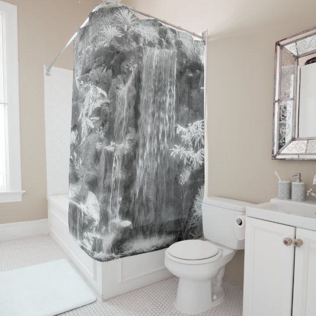 Waterfall Shower Curtain (In Situ)