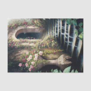 Waterfall Stairs Tissue Paper