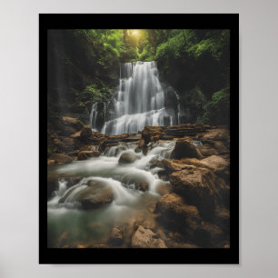 Waterfall Style Life_ Pastel Falls And Nature Call Poster