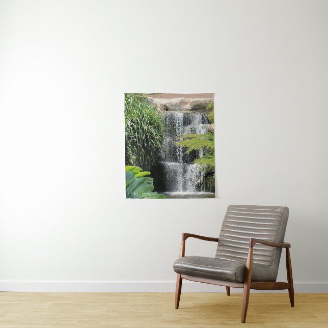 "WATERFALL TAPESTRY (50" x 60")  (In Situ)