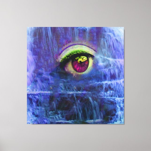 Waterfall Tears Canvas Print (Front)