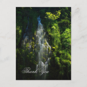 WATERFALL THANK YOU POSTCARD