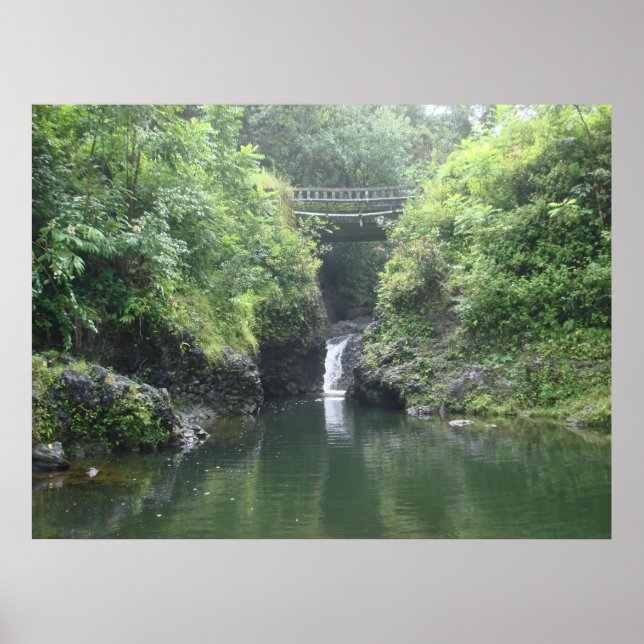 Waterfall under Bridge Poster (Front)