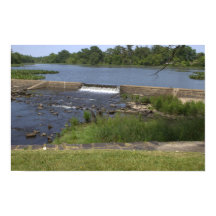 Waterfall Waterscape Photo Poster