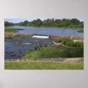 Waterfall Waterscape Photo Poster