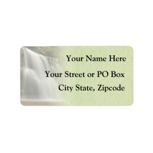 Waterfall Wedding Label
