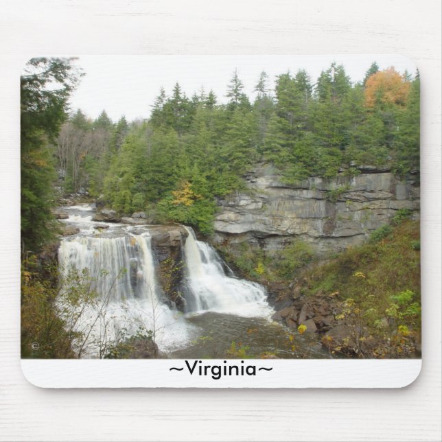 Waterfall West Virginia Mousepad (Front)