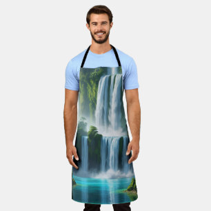 “Waterfall Whispers – Cook with Nature’s Mag Apron