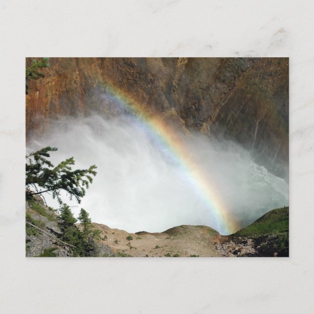 Waterfall with Rainbow Postcard (Front)