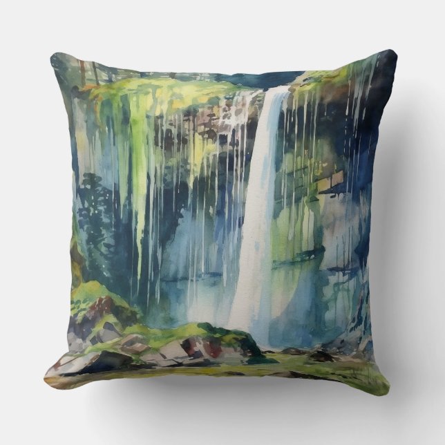 Waterfall Woods and Moss Cushion (Front)