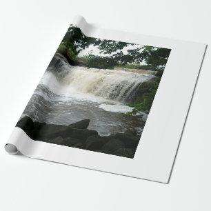 Waterfall wrapping paper