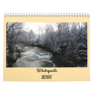 Waterfalls 2026 calendar