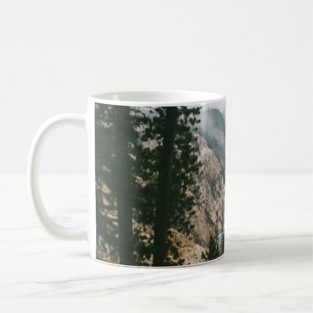WATERFALLS AND MOUNTAIN VIEW COFFEE MUG (Left)