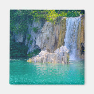 Waterfalls at Plitvice National Park in Croatia Magnet
