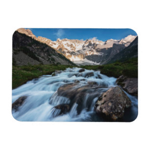 Waterfalls   Aviolo Lake, Italy Magnet