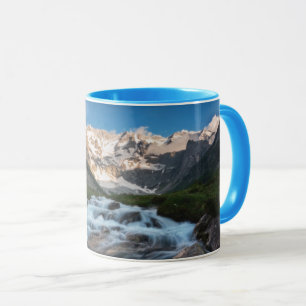Waterfalls Aviolo Lake, Italy Mug