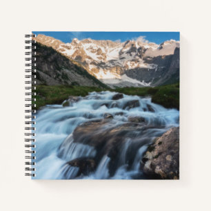 Waterfalls Aviolo Lake, Italy Notebook