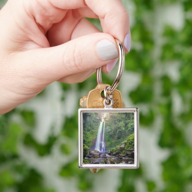 Waterfalls | Bali, Indonesia Key Ring (Hand)
