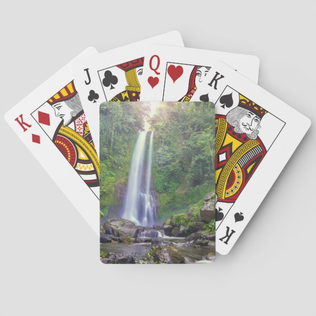 Waterfalls | Bali, Indonesia Playing Cards (Back)