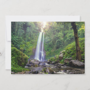 Waterfalls Bali, Indonesia Thank You Card